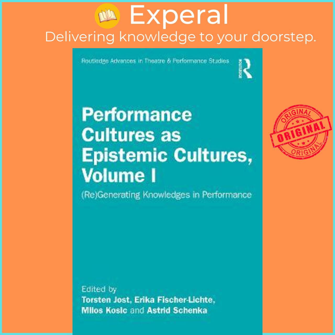Sách - Performance Cultures as Epistemic Cultures, Volume I : Genera by Erika Fischer-Lichte