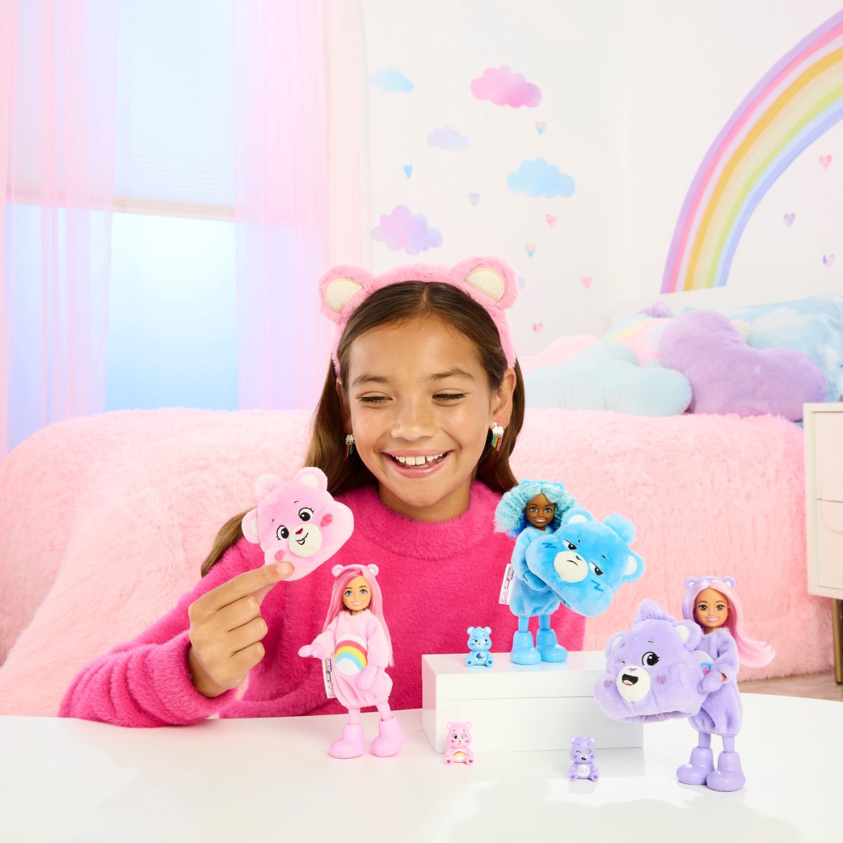 Đồ Chơi Búp Bê Chelsea Cutie Reveal - Gấu Care Bear BARBIE JCN97 - Giao Hàng Ngẫu Nhiên 