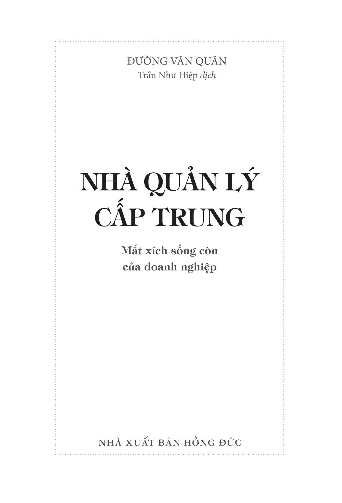 Nhà Quản Lý Cấp Trung: Mắt Xích Sống Còn Của Doanh Nghiệp