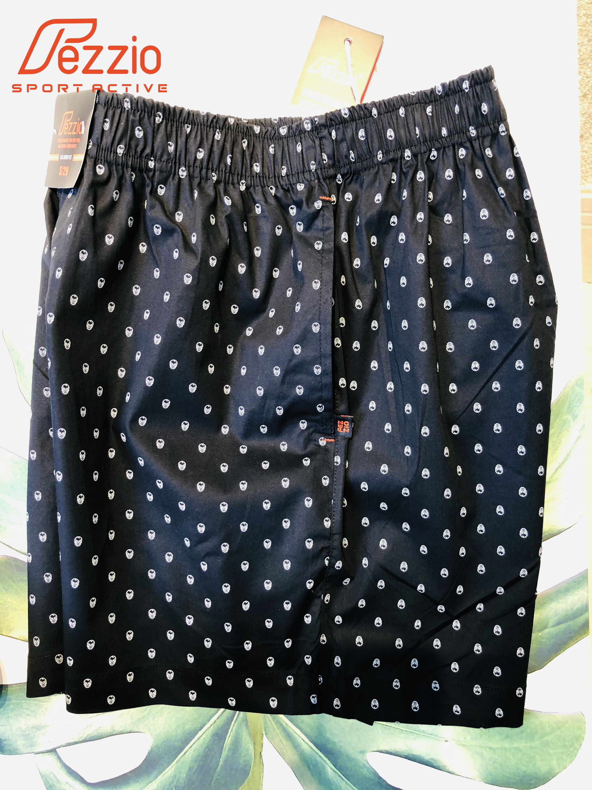 Quần đùi nam xuất khẩu mặc nhà, quần đùi nam, quần short, quần sọc nam vải kate cotton 100% thương hiệu Fezzio