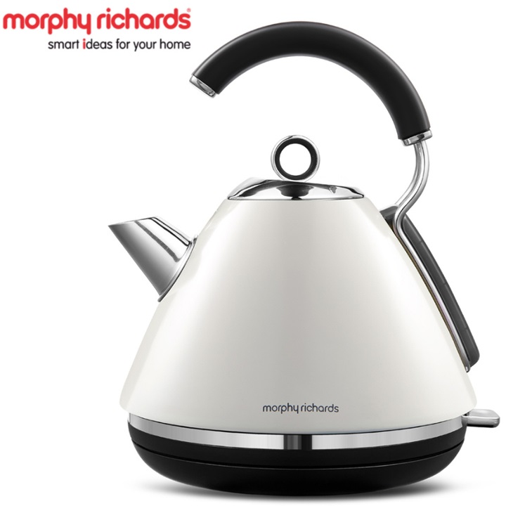 Ấm đun nước siêu tốc cao cấp Morphy Richards MR7456A, dung tích 1,5 lít, công suất 1850W - Hàng chính hãng, bảo hành 24 tháng