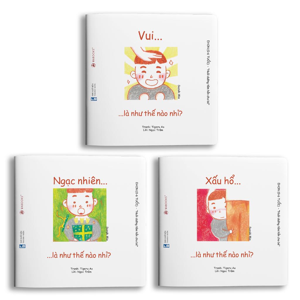 Ehon Combo 6 cuốn cùng bé yêu lớn khôn - Maru lớn rồi và Cảm xúc diệu kì - Bản Quyền