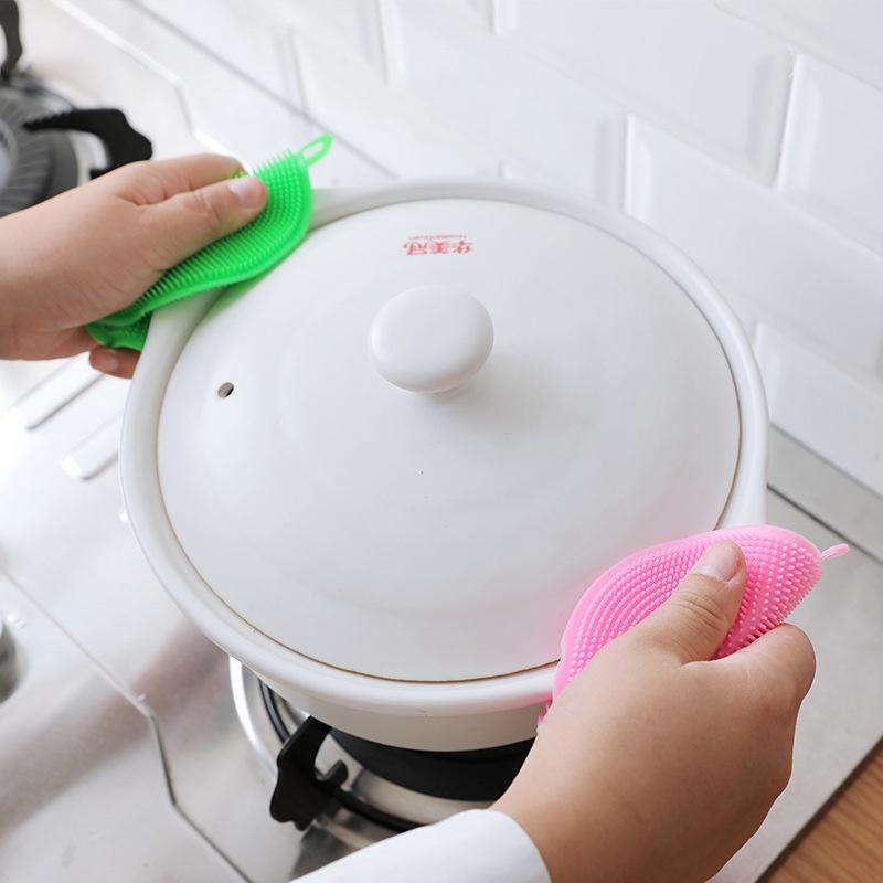 Miếng silicone chà nồi đa năng chống nóng tiện dụng