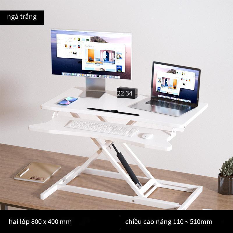 Giá thấp nhất Bàn máy tính xách tay đứng Máy tính để bàn có thể nâng lên Bàn làm việc tại nhà Bàn làm việc di động Giá đỡ gấp máy tính