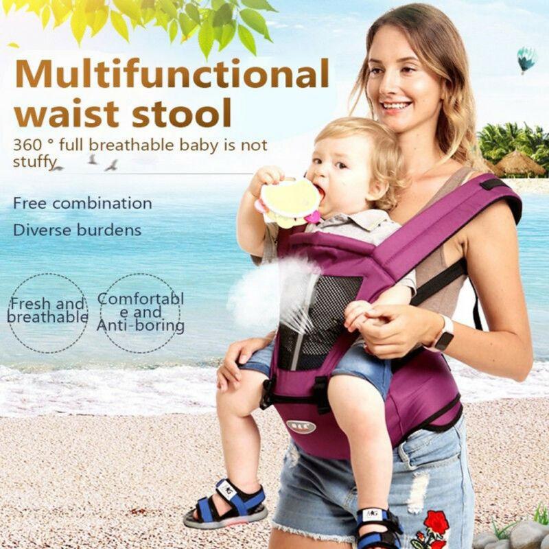 2019 Sơ Sinh Kid Cho Bé Tập Đi Cho Bé Sơ Sinh Eo Hipseat Hông Ghế Bọc Tàu Sân Bay Dây Sling Backpack