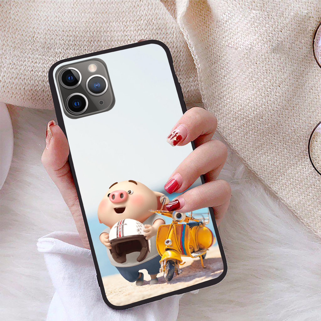 Ốp lưng dành cho iPhone 11 Pro viền dẻo TPU Bộ Sưu Tập Lợn Tết - Hàng chính hãng