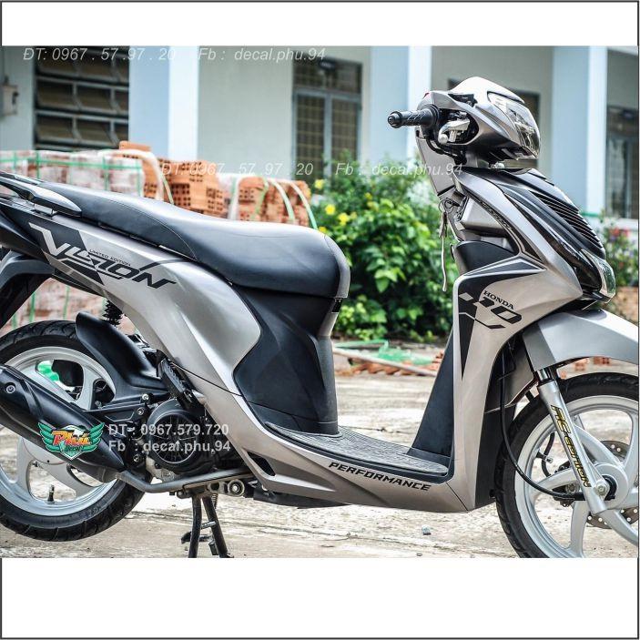 Tem rời Vario Xám Chỉ đen