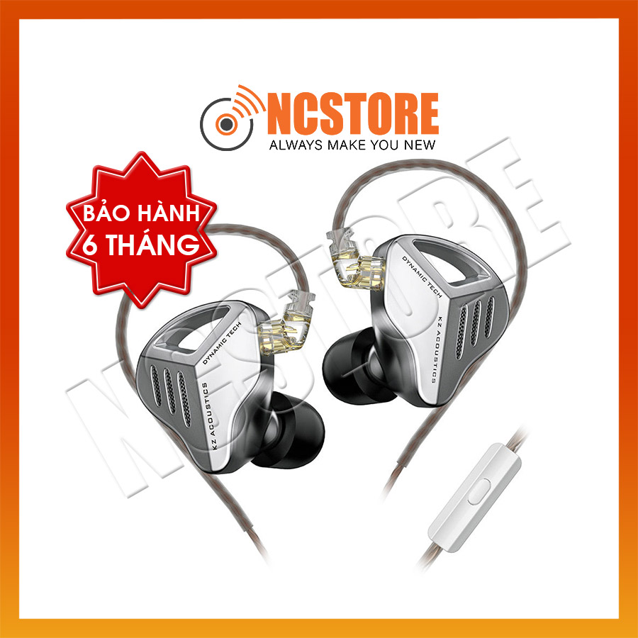 [NC] Tai nghe KZ ZVX hifi Inear hàng chính hãng | NGHE TẠP | Driver Dynamic tiên tiến | Có Mic | Shell Kim loại CNC