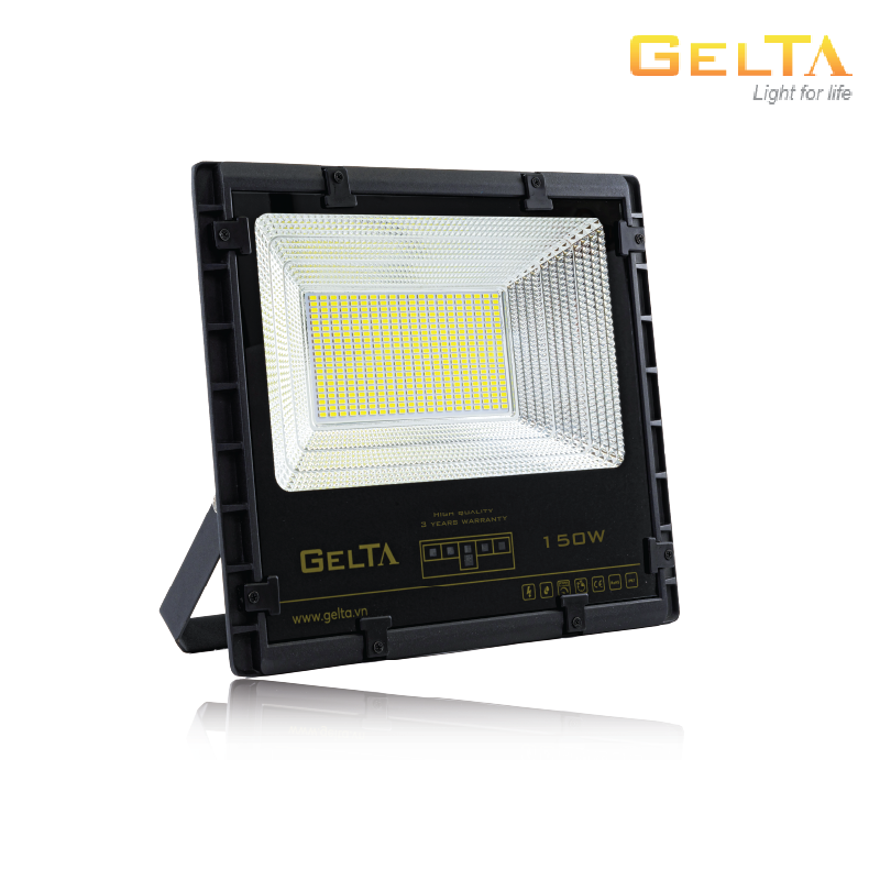 Đèn led pha năng lượng mặt trời Gelta FLE150B