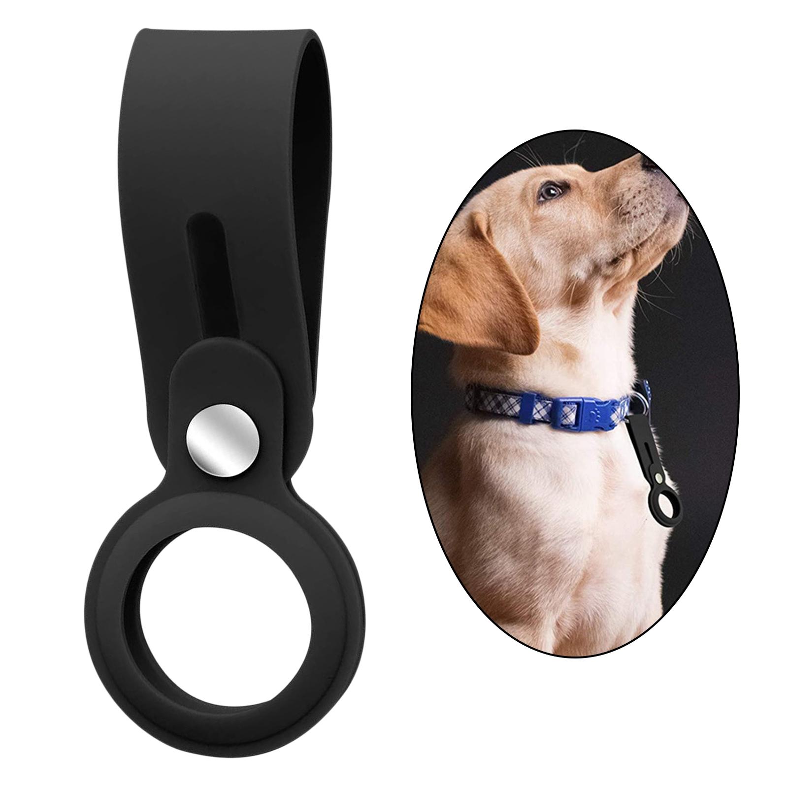 Soft Silicone Case Compatible with AirTags, Silicone Protective Cover for AirTag Keychain Holder Tracker Finder