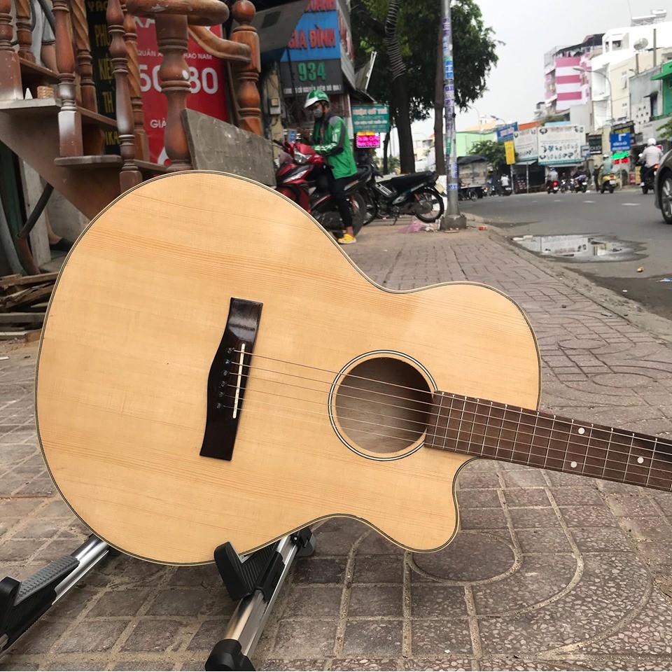 ĐÀN GUITAR CÓ TY,guitar acoustic ET-75SV cho người mới tập chơi bảo hành 12 tháng