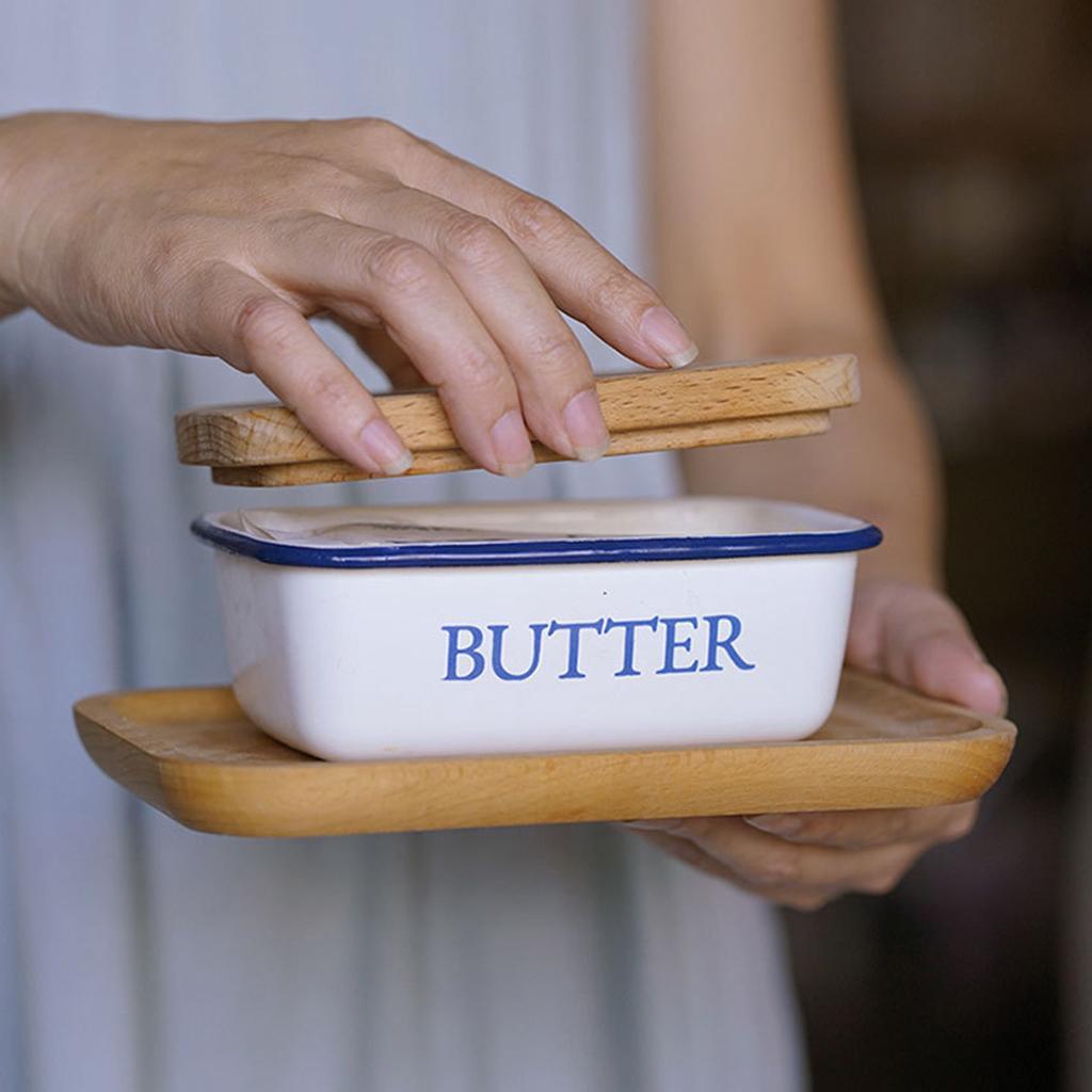 Butter Dish with Lid Freshness Multifunctional Storage for Counter Butter