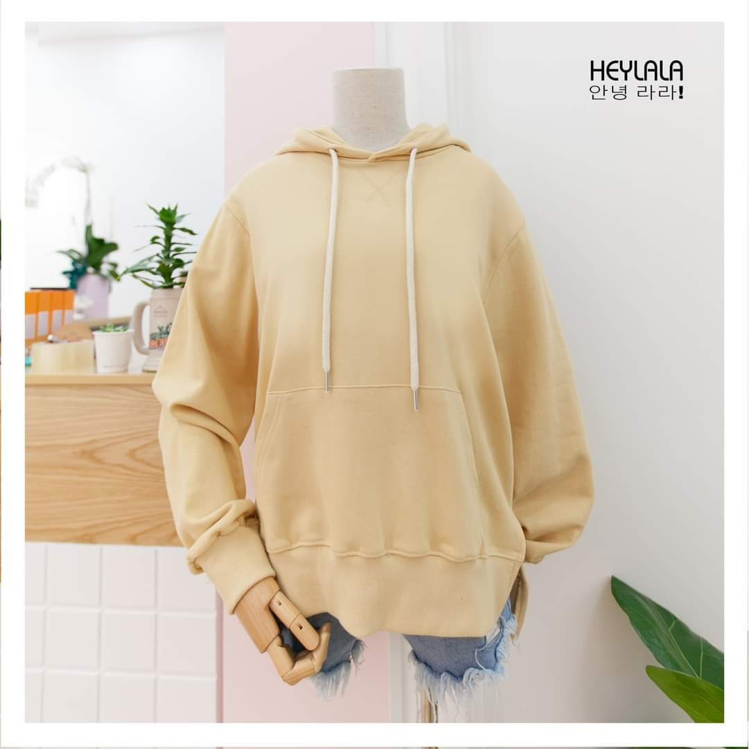 Áo hoddie nỉ da cá form rộng