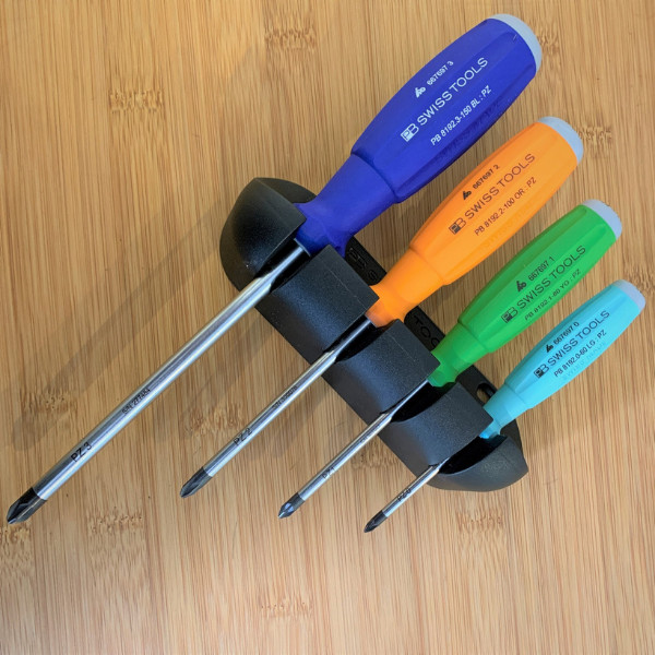 Bộ Tua Vít Pz 4 Cây Pb Swiss Tools Pb 8243.rb - Hàng Chính Hãng 100% từ Thụy Sỹ