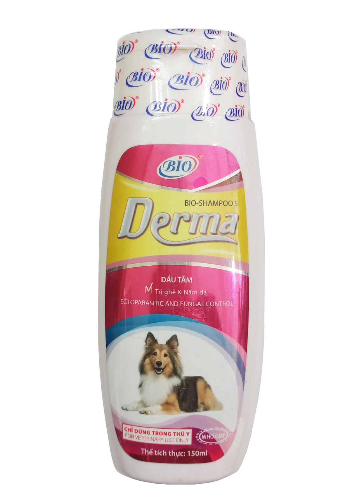 Sữa Tắm Chó Mèo Trị Nấm Da, Demodex, Ve, Ghẻ, Bọ Chét Chó Meo Bio (150ml)