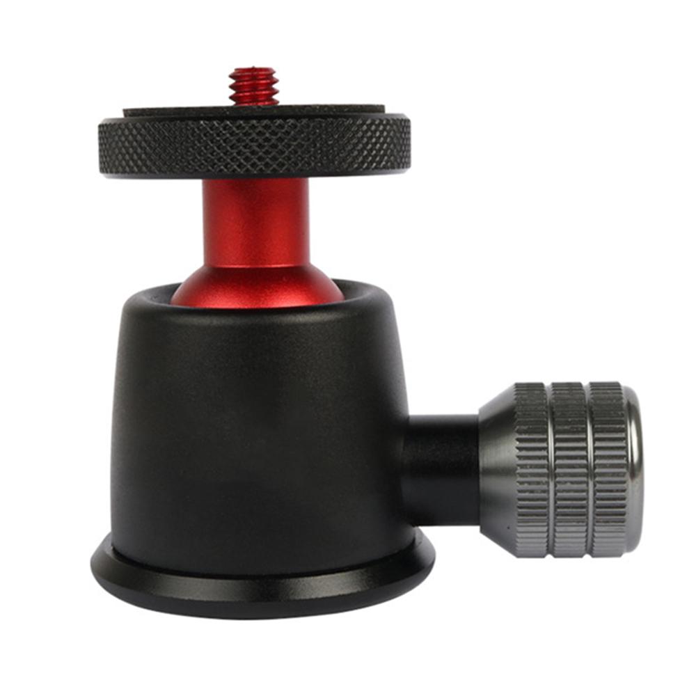 Mini Aluminum Alloy Ball Head 360 Degree Rotatable Panoramic Ball Head with Bubble Level for DSLR LIDC Camera Tripod