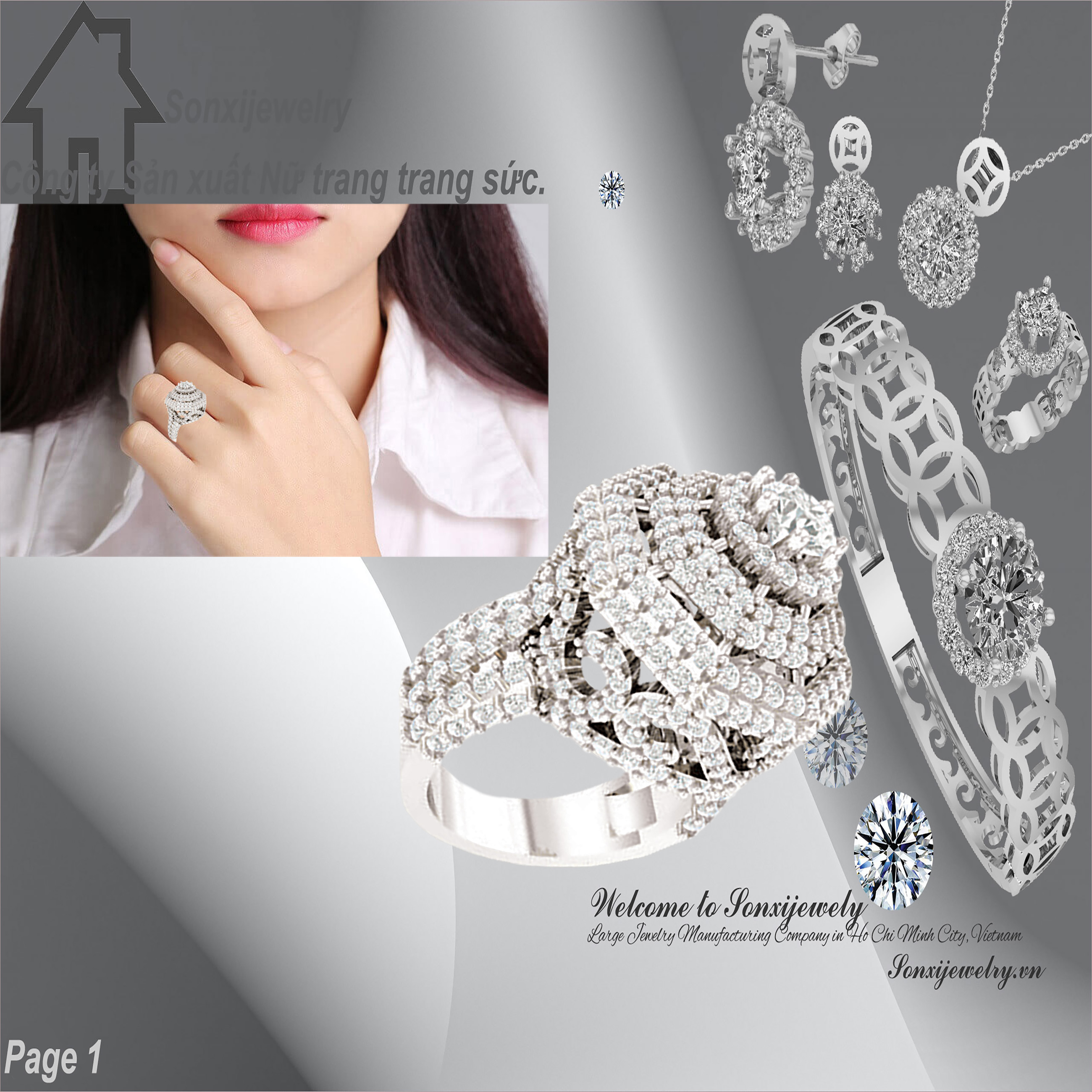 NHẪN NỮ BÁN CHẠY MẪU ĐẸP 407