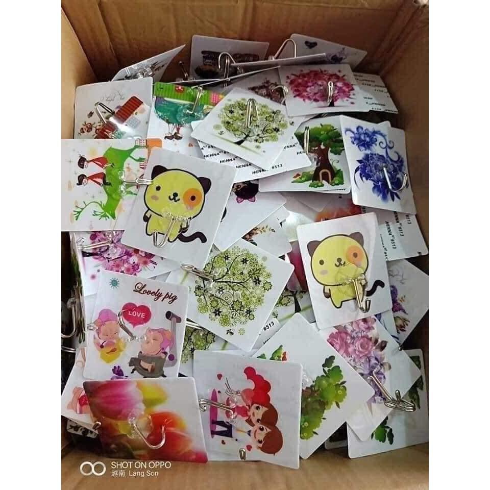 Móc dính tường 3D treo đồ đa năng