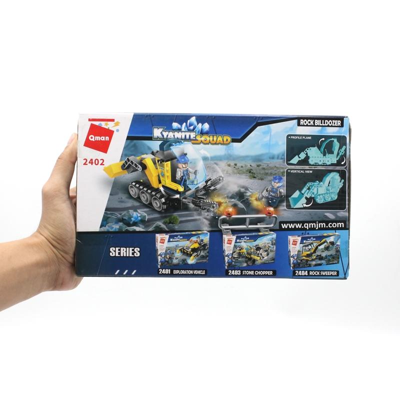 Đồ Chơi Lắp Rắp Qman 2402 - Máy Ủi Đá