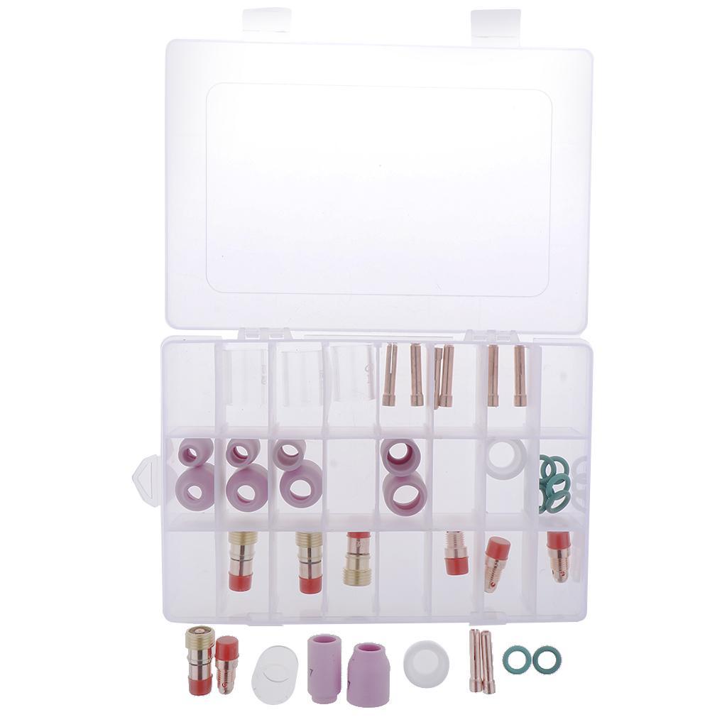 40 Pieces Consumables Assembly Kit For WP17 18 26 TIG Welding Torch