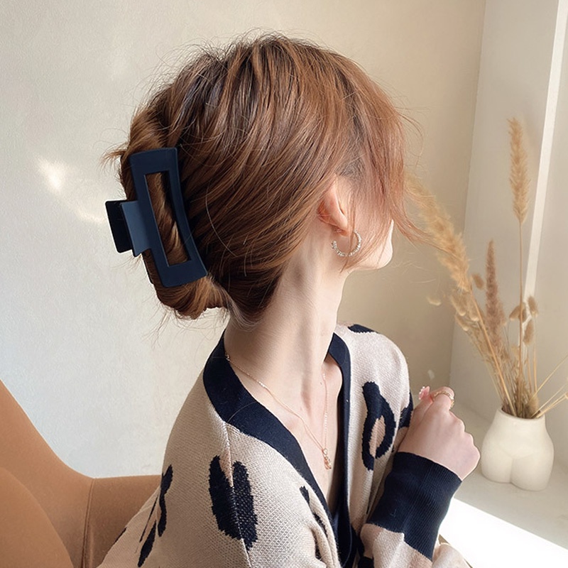 Kẹp tóc càng cua cỡ lớn thiết kế phong cách Hàn Quốc - cặp tóc sang trọng