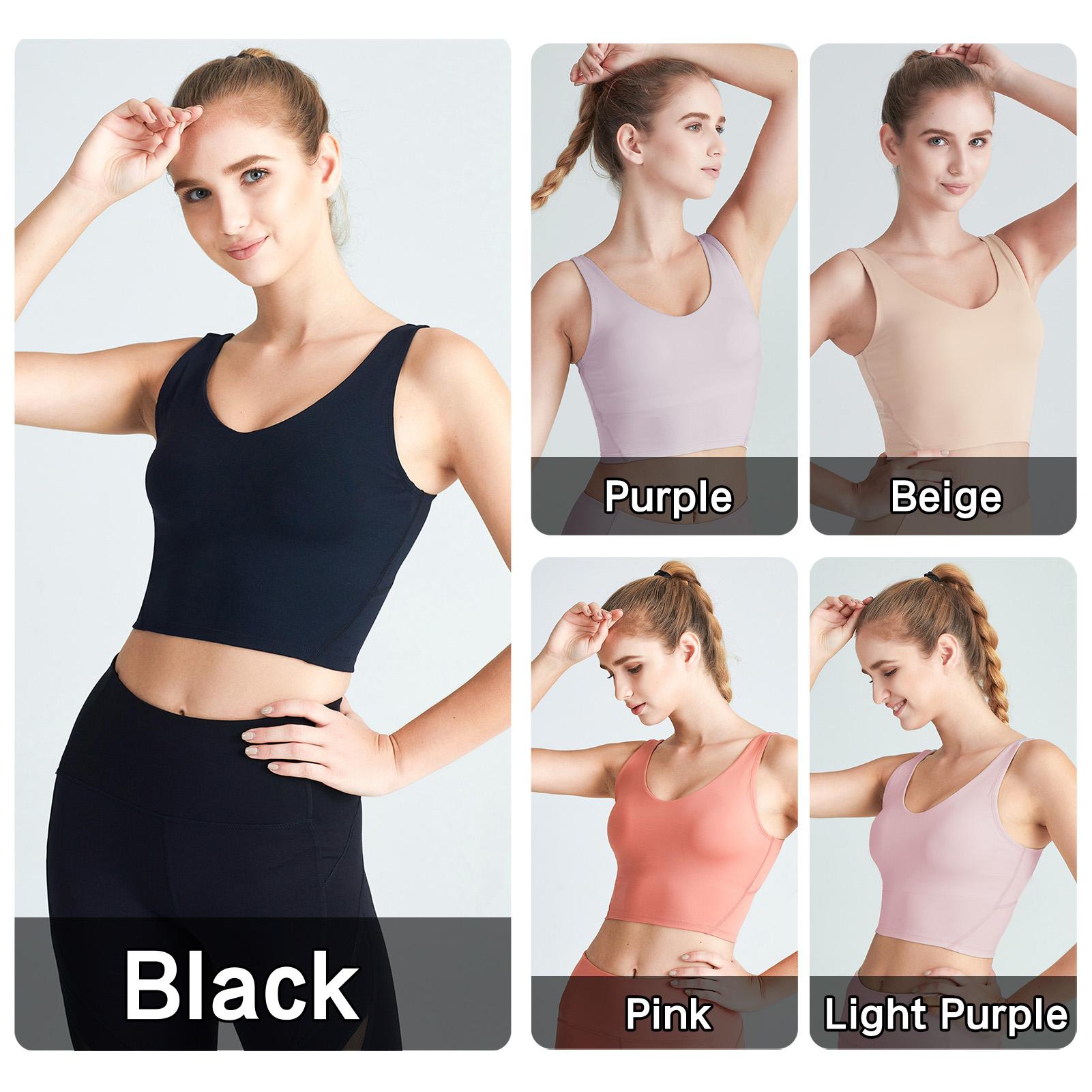 Áo Crop Top cho nữ cổ áo vset lưng chữ U có thể tháo rời Đệm