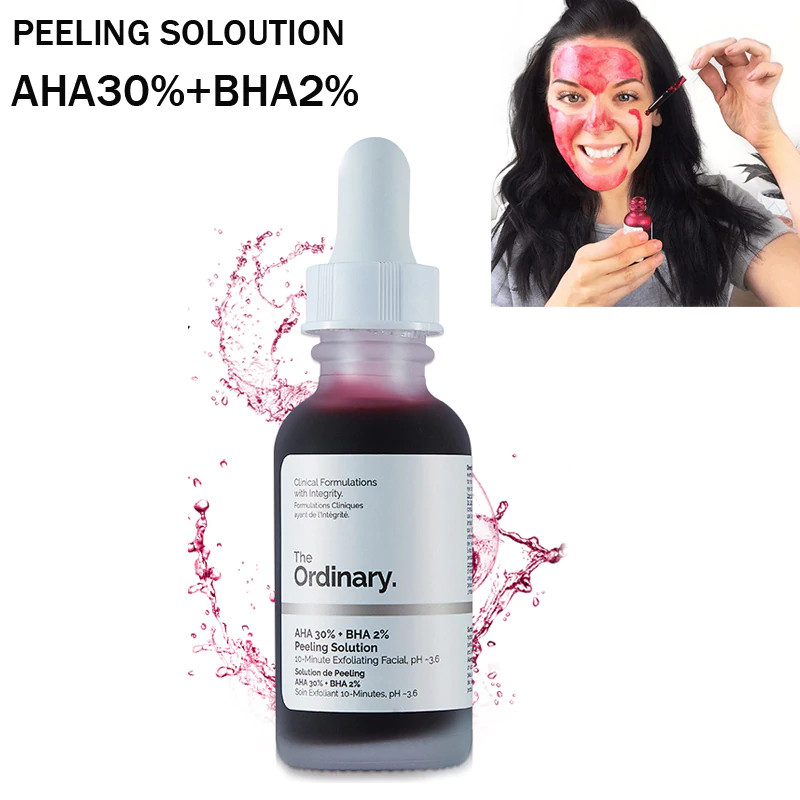 Serum Tẩy tế bào chết, cải thiện mụn, vết thâm tái tạo da The Ordinary AHA 30% BHA 2% Peeling Solution (30ml)