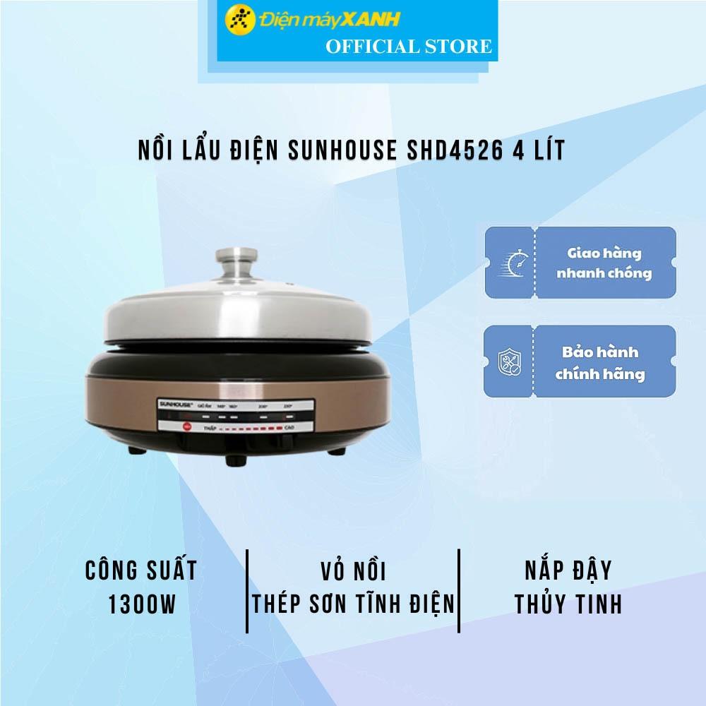 Nồi lẩu điện Sunhouse SHD4526 4 lít - Hàng chính hãng