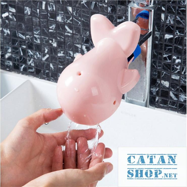 Vòi nước gắn lavabo giúp bé rửa tay dễ dàng hình cá voi siêu ngộ nghĩnh, tiện lợi, an toàn cho trẻ - giao màu ngẫu nhiên