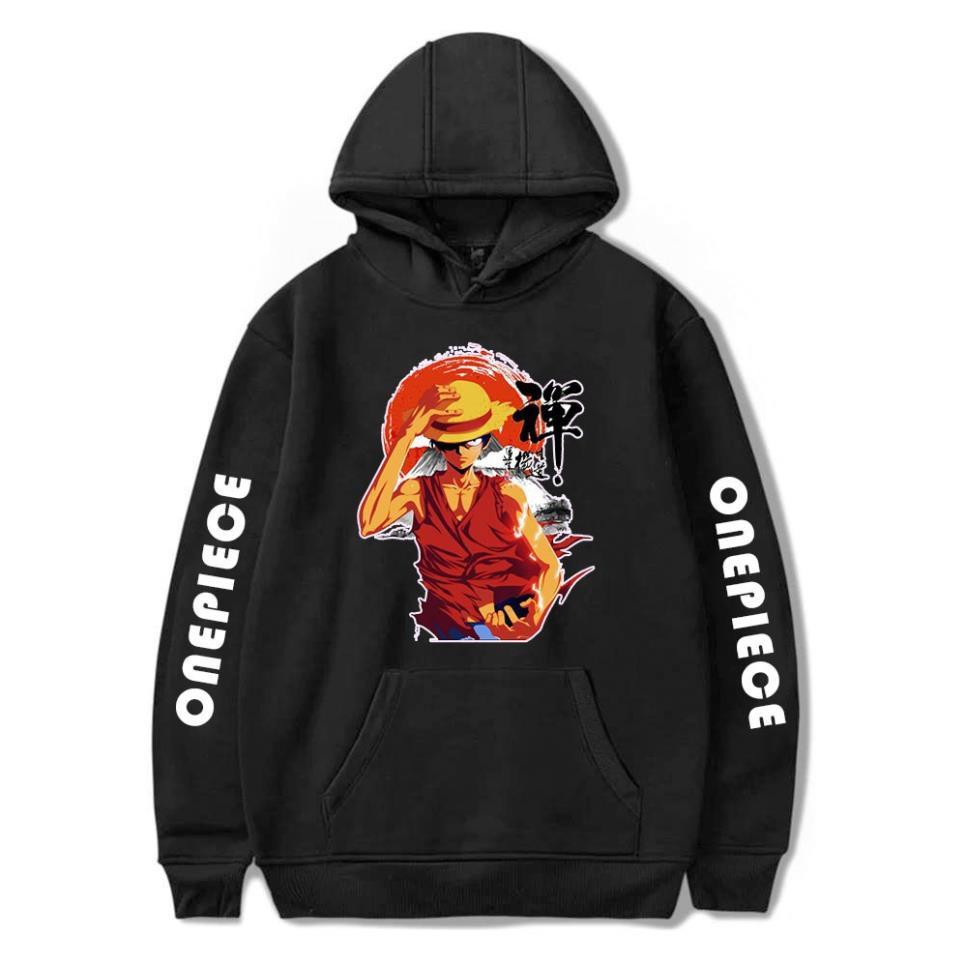 MẪU MỚI BST Áo Hoodie in hình One Piece Luffy siêu ngầu /uy tín chất lượng