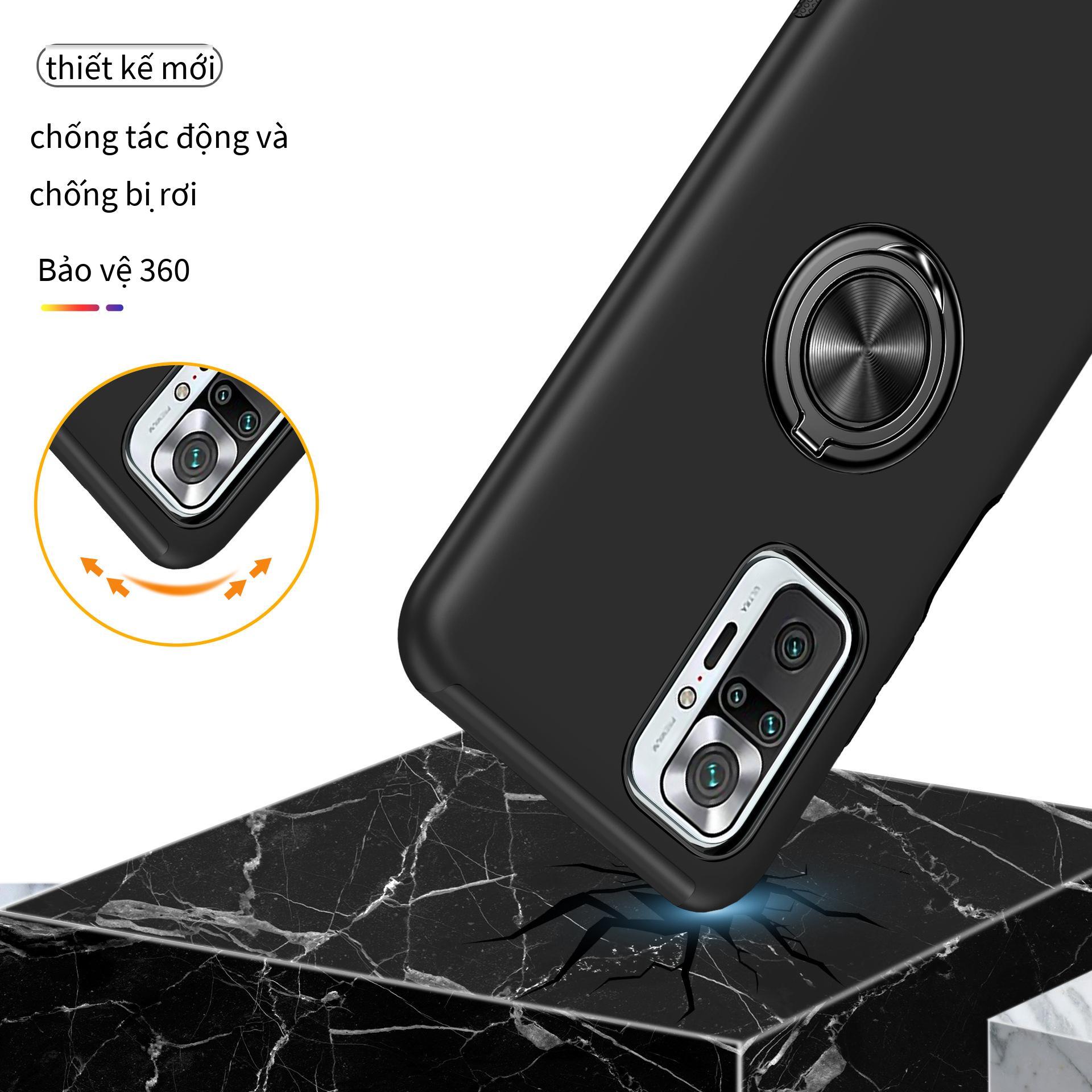 Đảm bảo chất lượng Vỏ điện thoại di động Yinshen phù hợp cho Xiaomi note10 \ note 10pro cảm giác da hút từ tính giá đỡ vô hình chống rơi