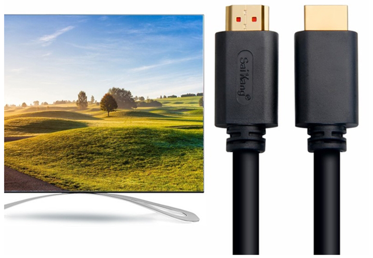 Cáp HDMI Chuẩn 2.0 Full HD 4K 3D Sai Kang (1m) - Hàng Nhập Khẩu