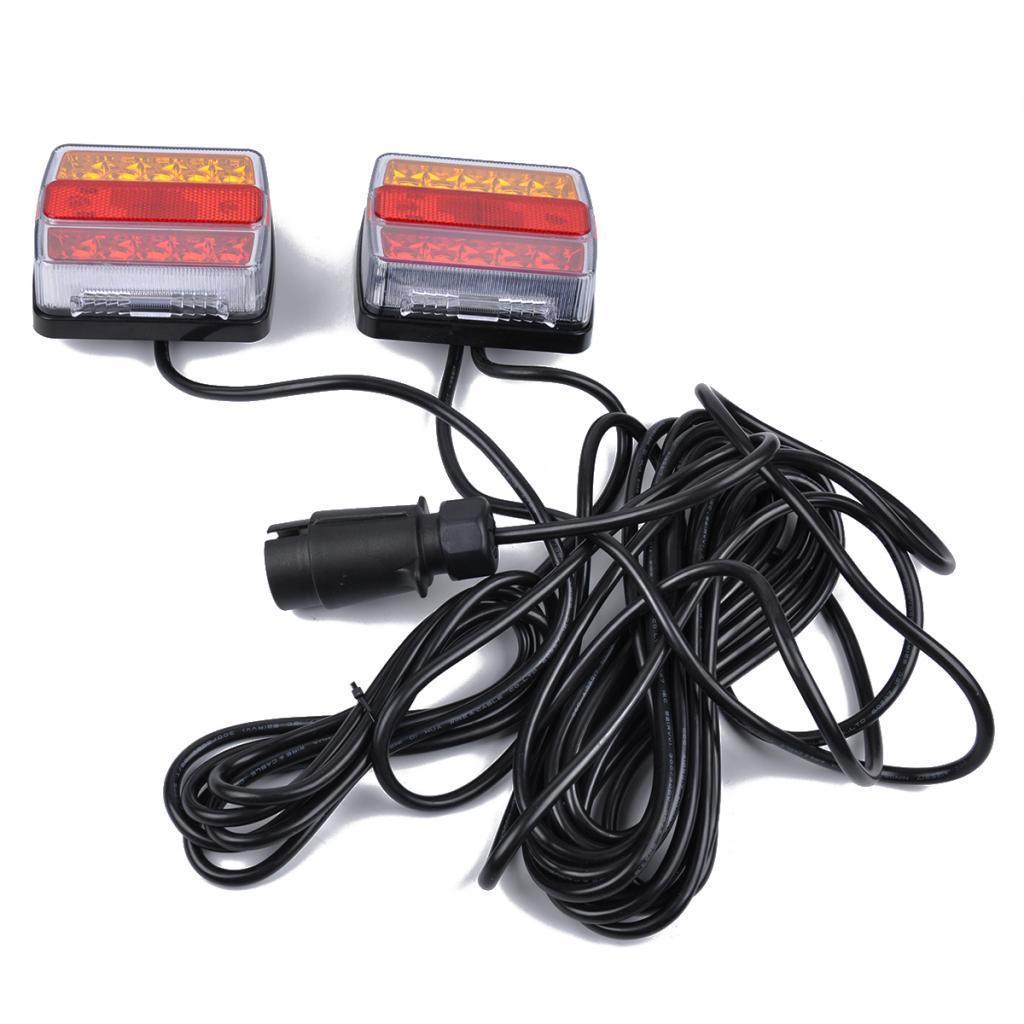 12V WATERPROOF SUBMERSIBLE LED TRAILER LIGHTS STOP/INDICATOR/TAIL LIGHT KITS