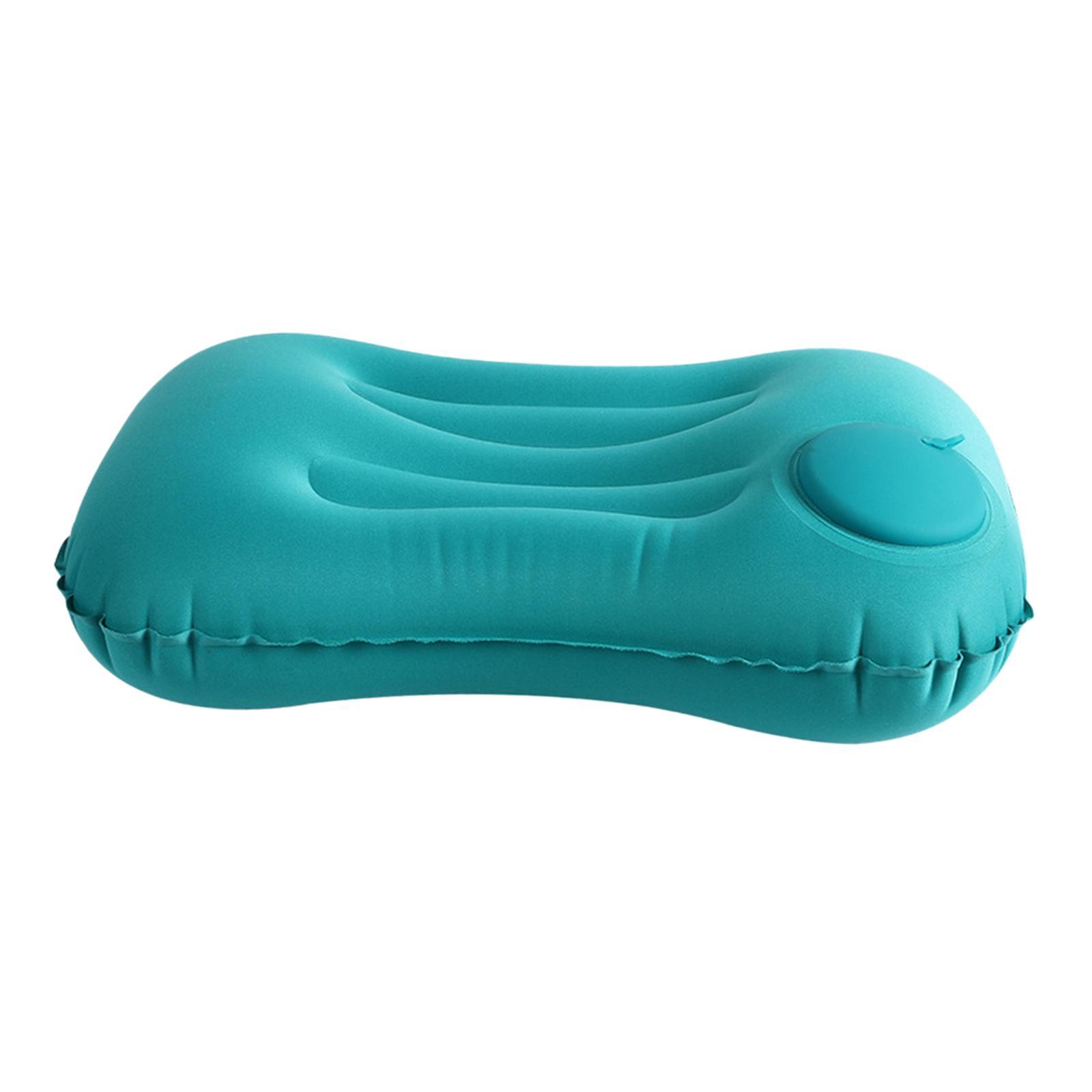 Compact Travel Pillow Packable Inflating Inflatable Pillow for Desk Rest Hiking Camping