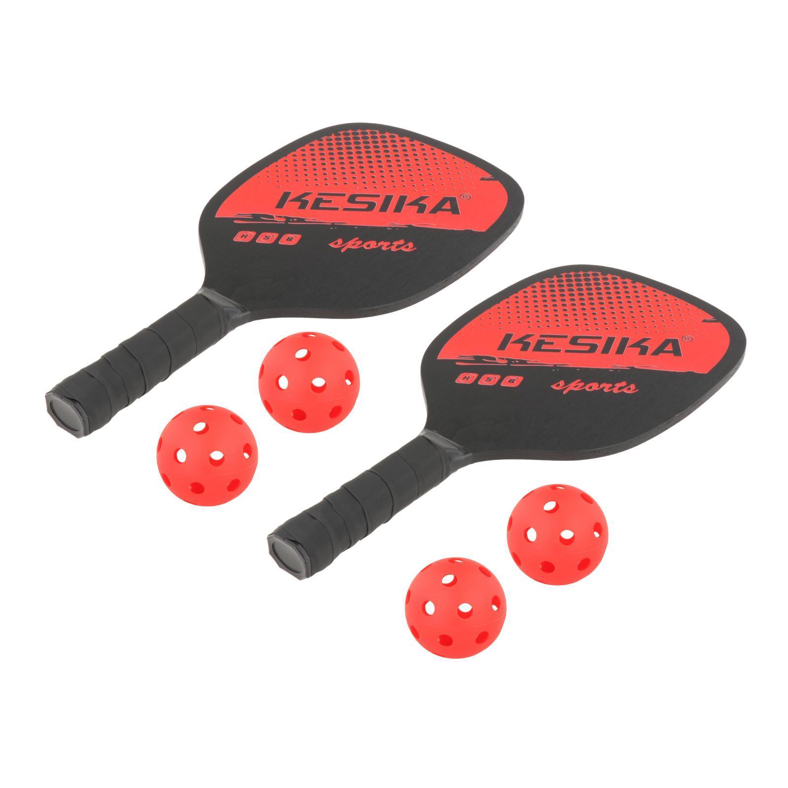 Professional Pickleball Paddles Comfort Grip with 4 Balls + Jump Rope