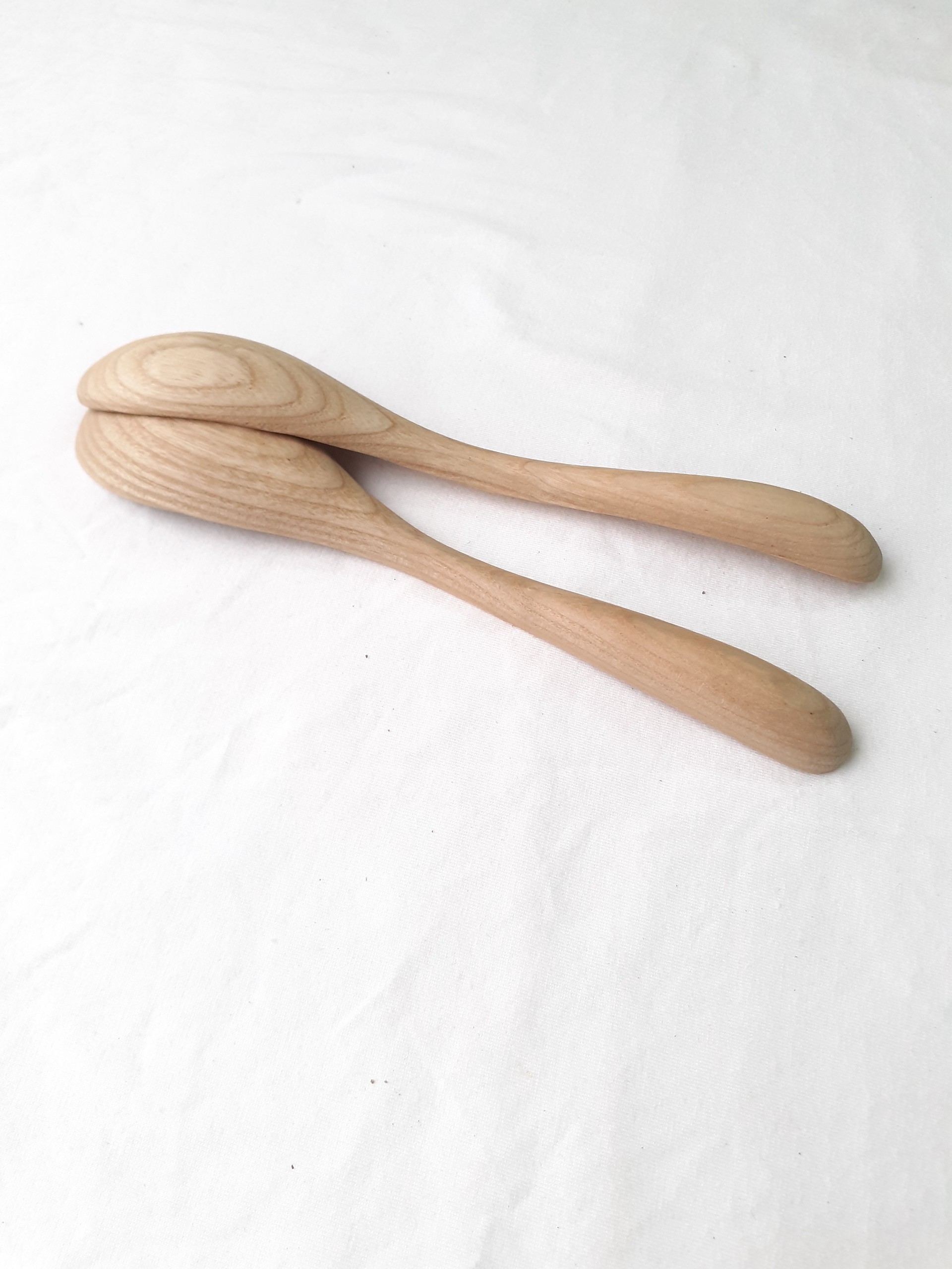 Bộ 6 thìa, muỗng ăn cơm gỗ TẦN BÌ cao cấp 18 cm x 3.7 cm