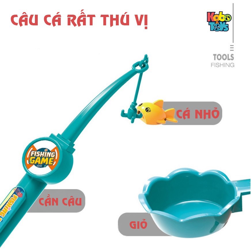 Đồ chơi câu cá chim cánh cụt 2in1 kèm cầu tuột, đồ chơi cho bé nhựa abs loại 1 - Quà tặng hấp dẫn cho bé