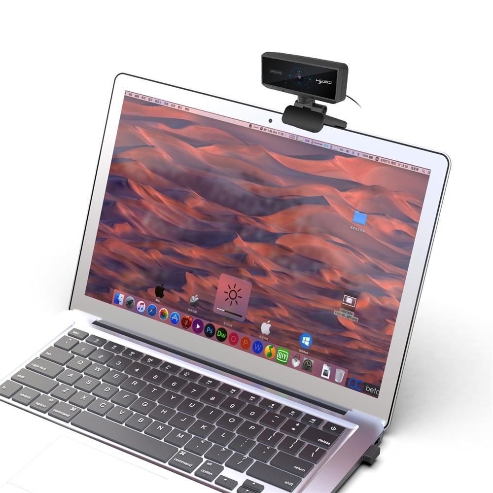 Webcam HD 1080P HXSJ S3 có 5 triệu điểm ảnh tự động lấy nét,Video Call tích hợp Micrô với che bảo mật cho PC