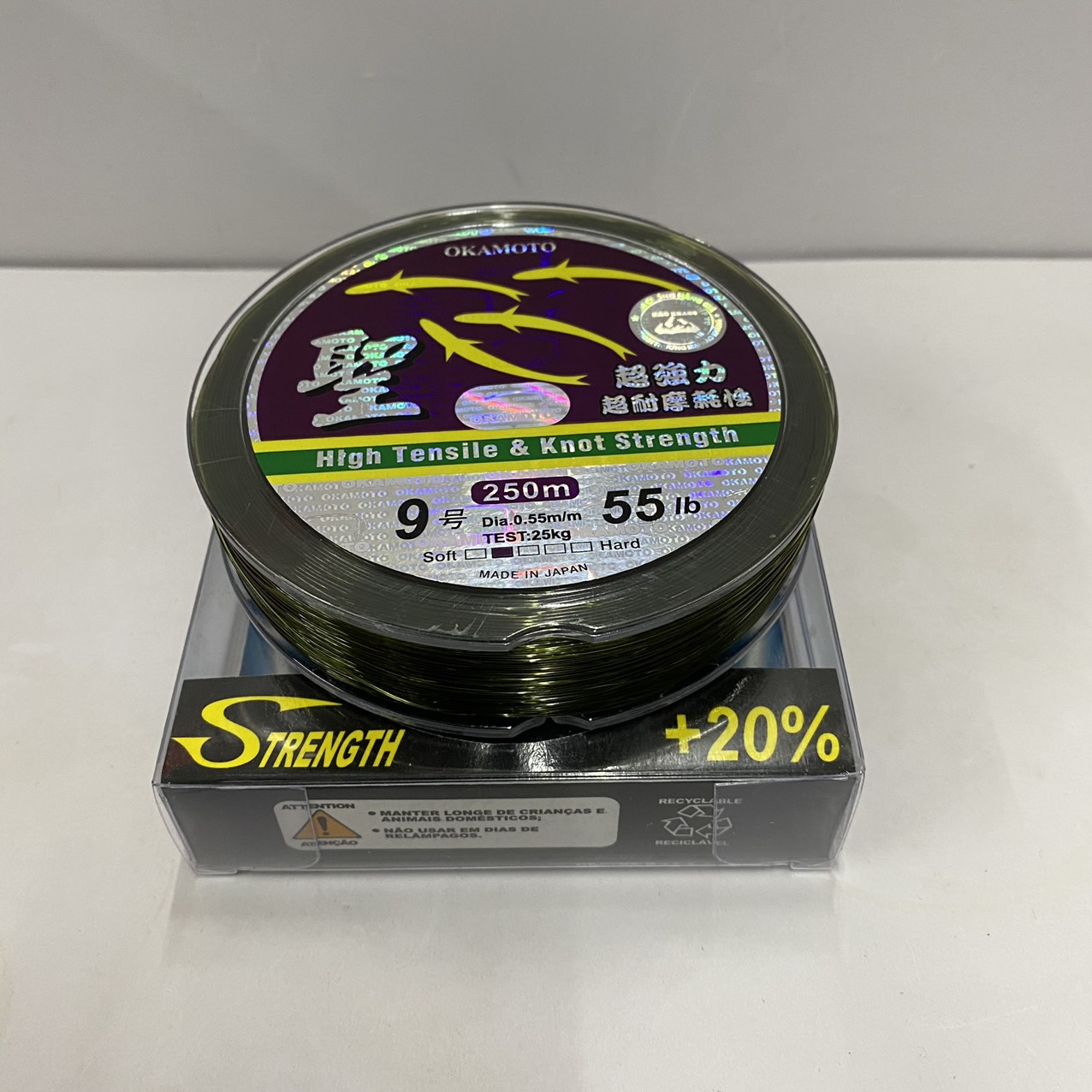 Dây cước câu cá siêu bền 4 con cá cơm loại tốt cuộn 250m, cước câu cá tra câu lục xa bờ chịu lực tốt, dây câu cá biển cao cấp, day cuoc cau ca loai tot, day cau ca - SIZE 10