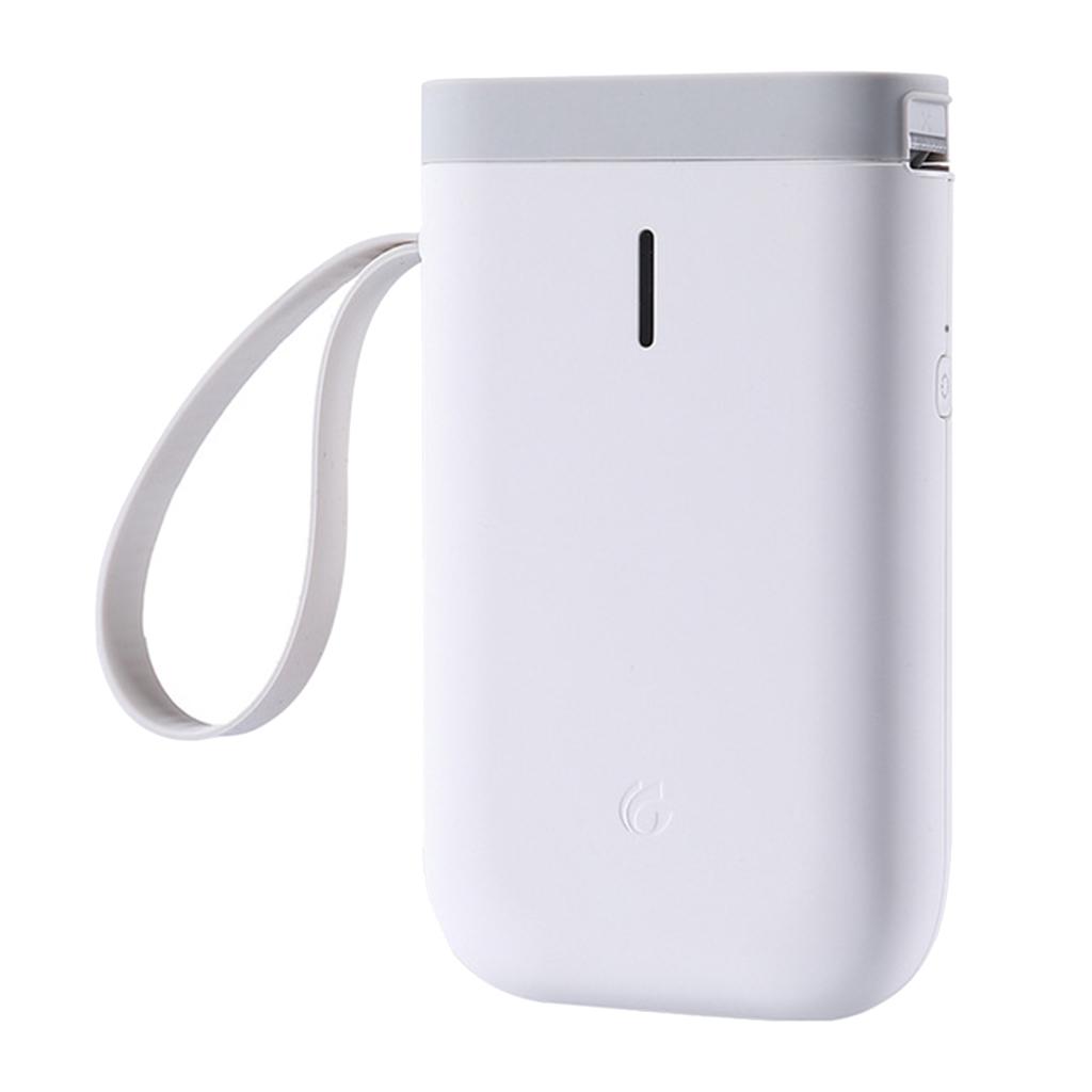 Portable Wireless Thermal Label Printer With 1 Roll White 15x30mm Paper