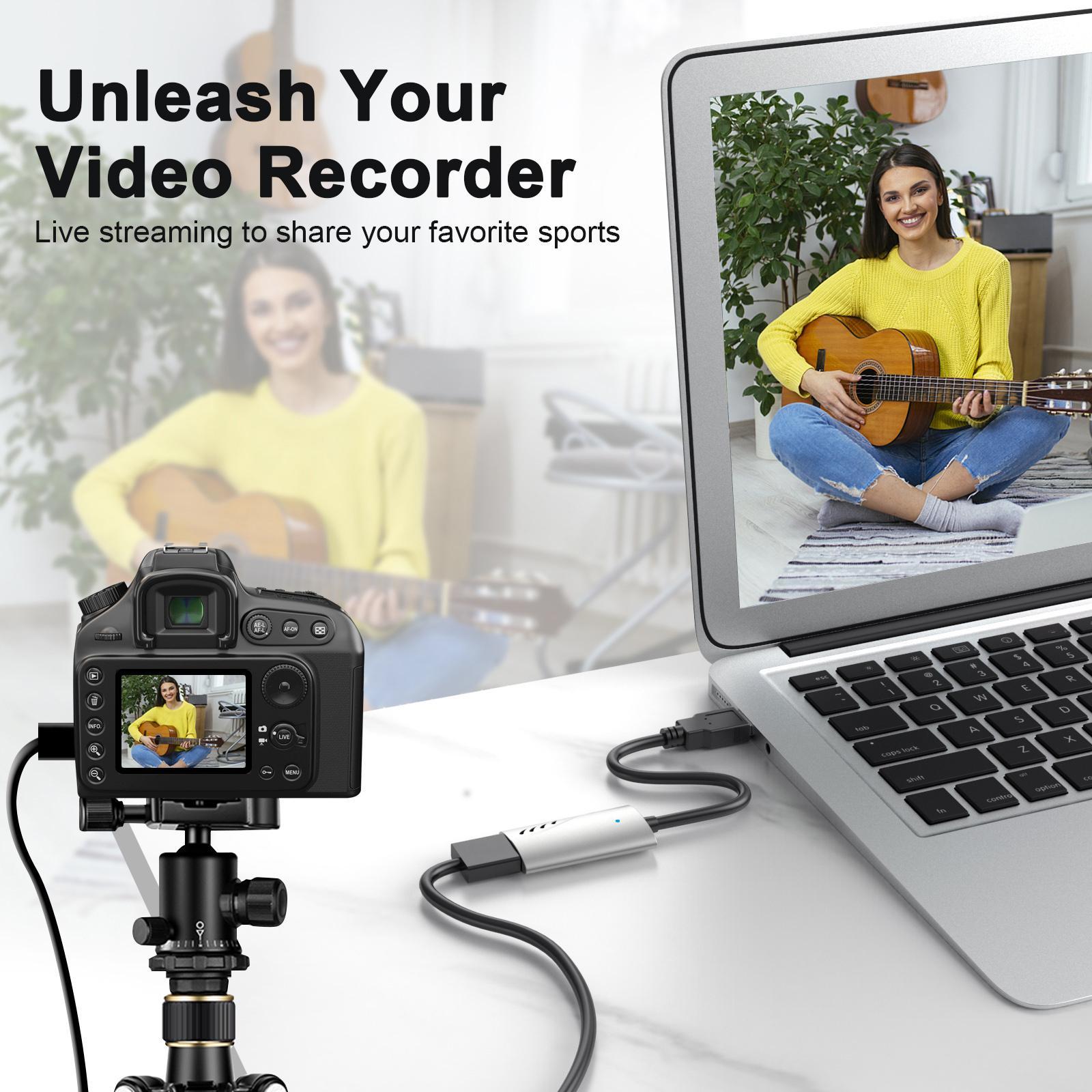 4K 60Hz  Card   to Type C 1080P for Online Meeting Recording