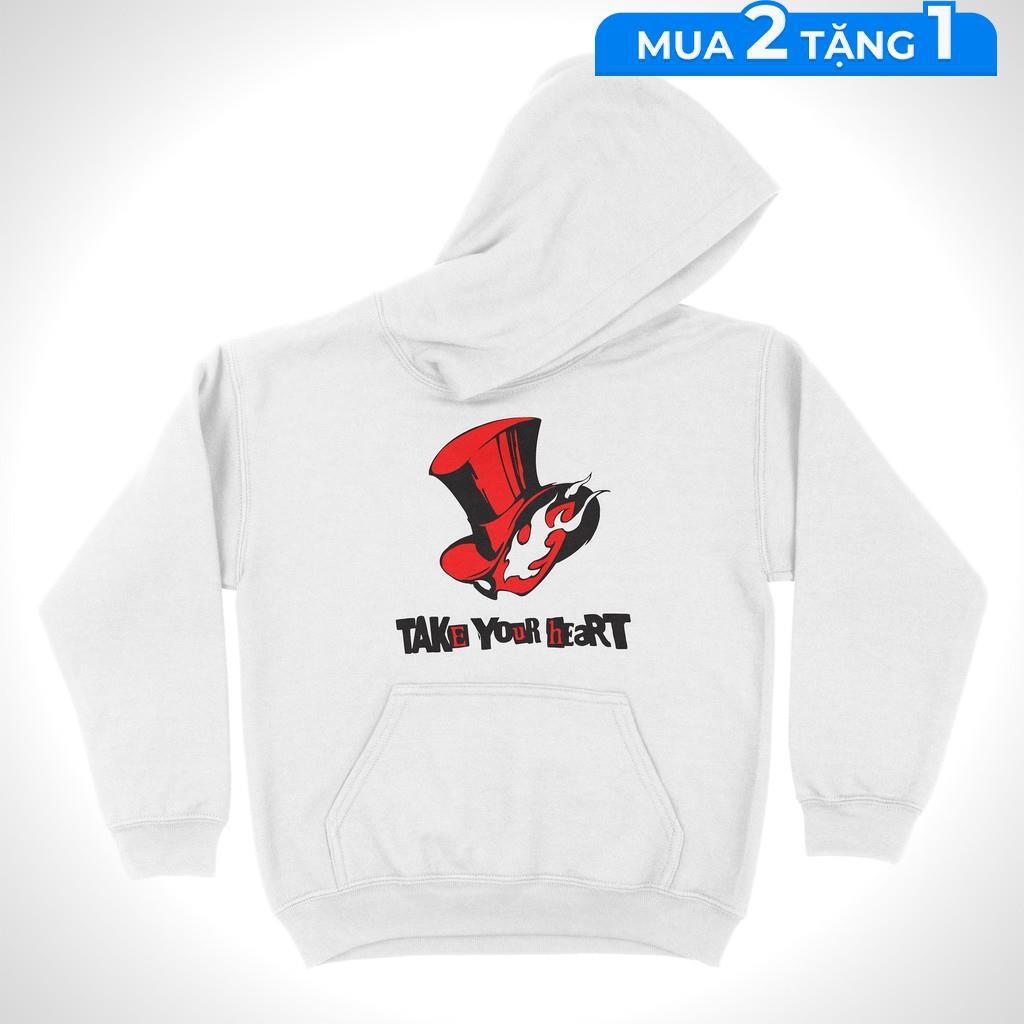 Áo hoodie Persona 5 - Phantom Thieves of Hearts Unisex THE NEXT LEVEL, Cotton 100% 2 màu nam nữ - HD0010