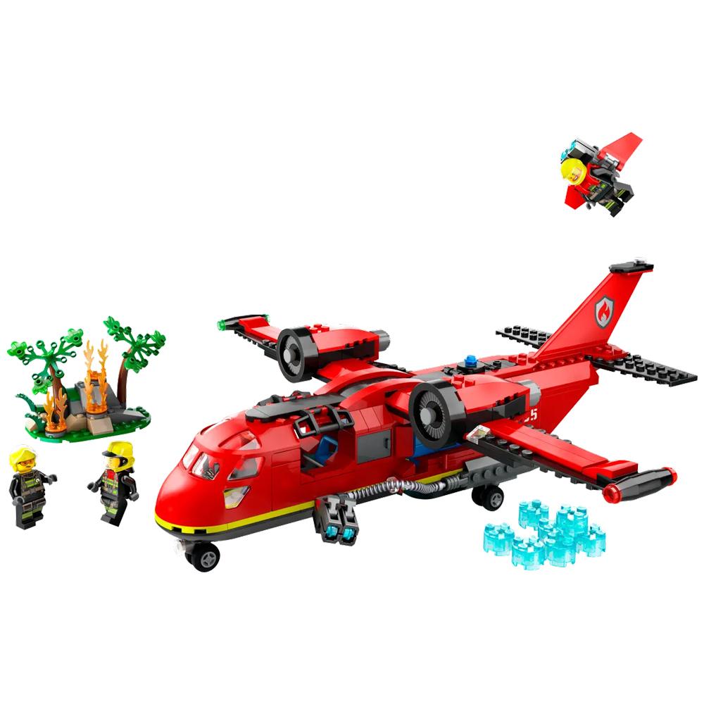 Đồ Chơi Lắp Ráp Mô Hình Máy Bay Cứu Hỏa -Fire Rescue Plane - Lego City 60413 (478 Mảnh Ghép)