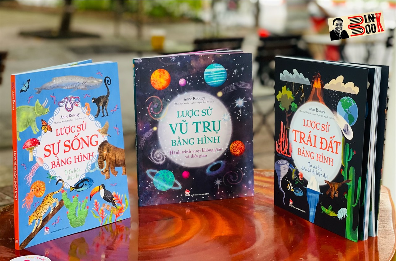 Combo 3 cuốn LƯỢC SỬ VẠN VẬT BẰNG HÌNH - Anne Rooney - NXB Kim Đồng