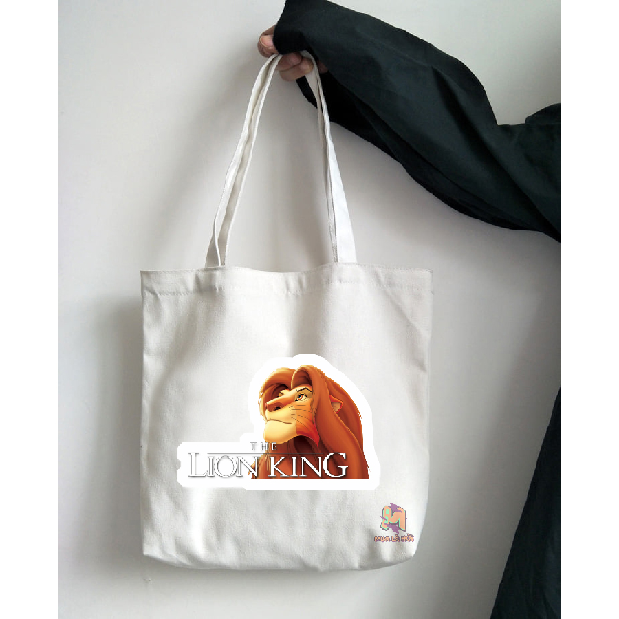 Túi Tote in hình chủ đề Lion King