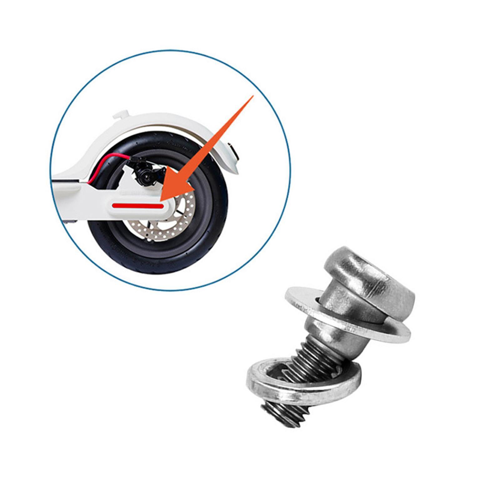 Rear Wheel Screw Durable Accessories Easy to Use for Scooter