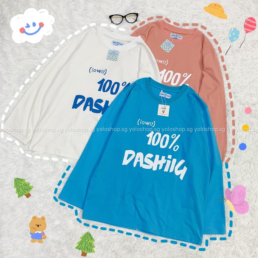 Áo Thun Tay Dài Unisex DASHING Thu Đông