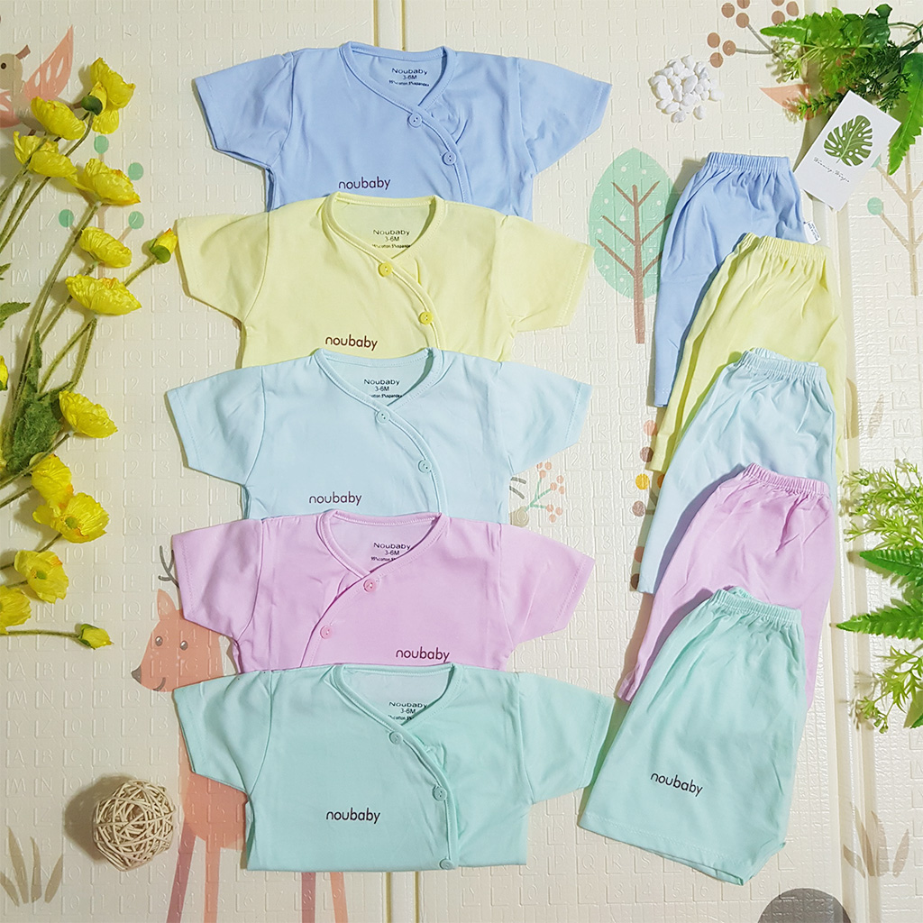 Bộ cộc tay cho bé trai gái sơ sinh quần áo trẻ em loại đẹp từ 0-9kg – BCT01