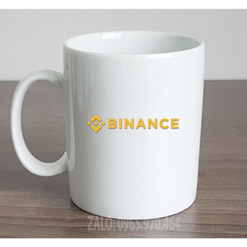 Ly Sứ Có Quai Họa Tiết Đồng Coin Sàn BINANCE - In hình lên ly sứ, cốc theo yêu cầu của bạn - HÌNH LỚP, CÔNG TY