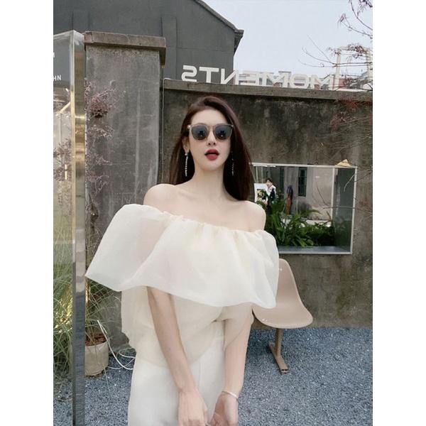 Áo trễ vai tay bồng